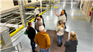 Ira Williams leads a tour through Bismarck's Water Treatment Plant for Citizen Academy. 
