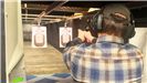 If a Citizen Academy attendee so wishes, they are able to shoot a few rounds at the pistol range. 
