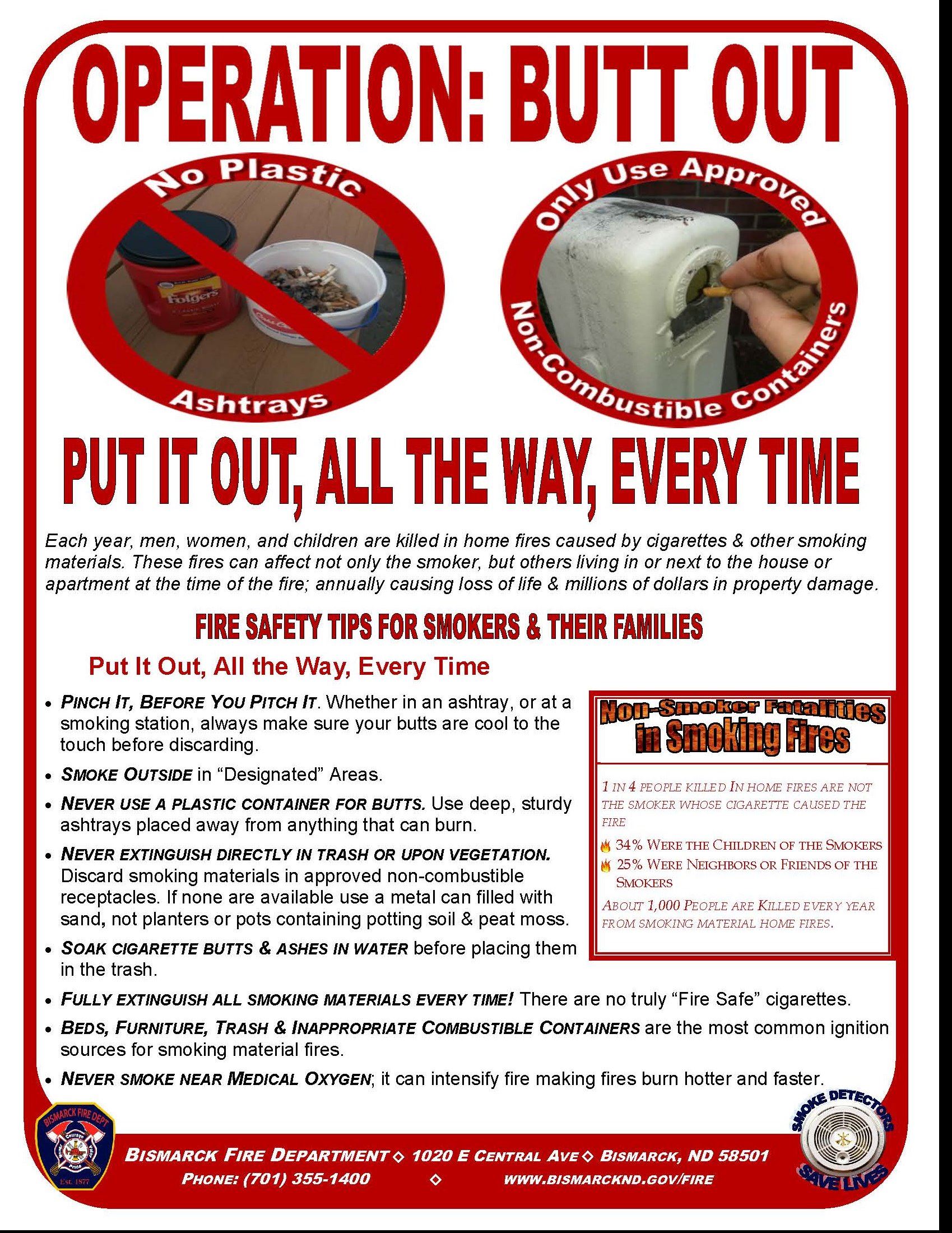 Operation Butt Out Flyer (pdf)