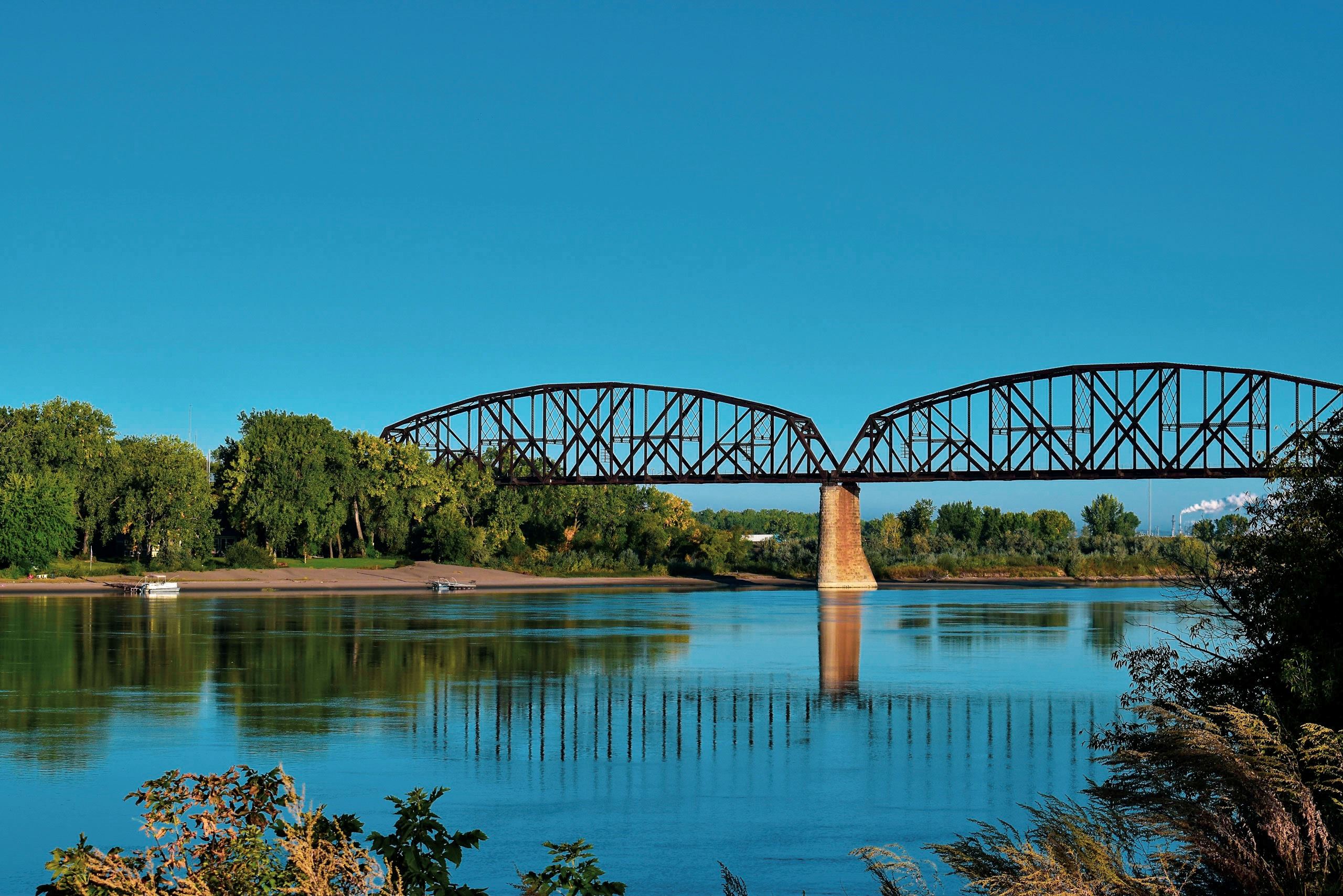 Railroad Bridge over Missouri River