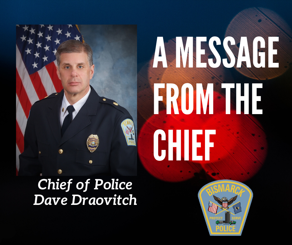 A Message from the Chief 