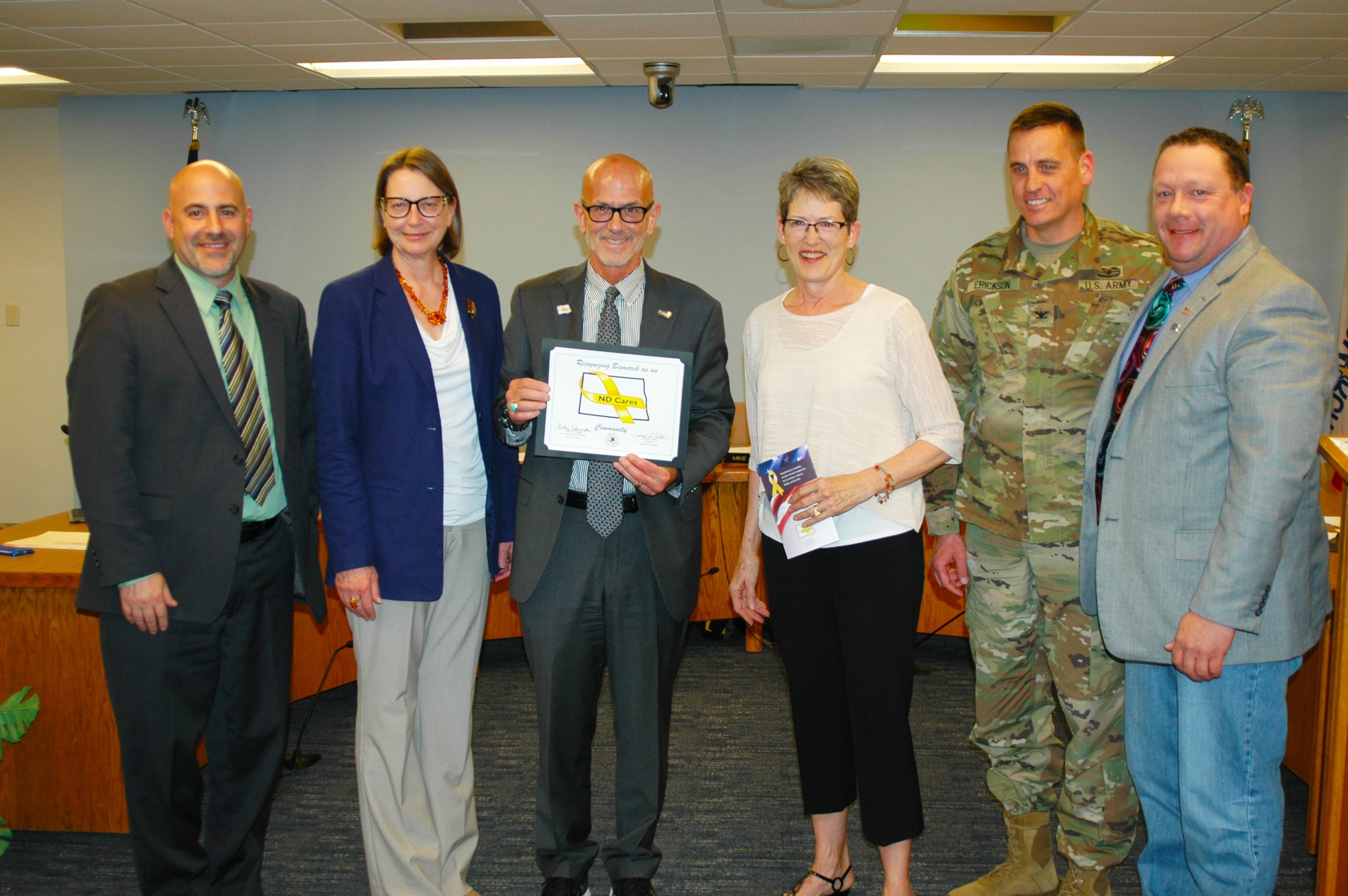 Commissioners from the 2014 City Commission. 