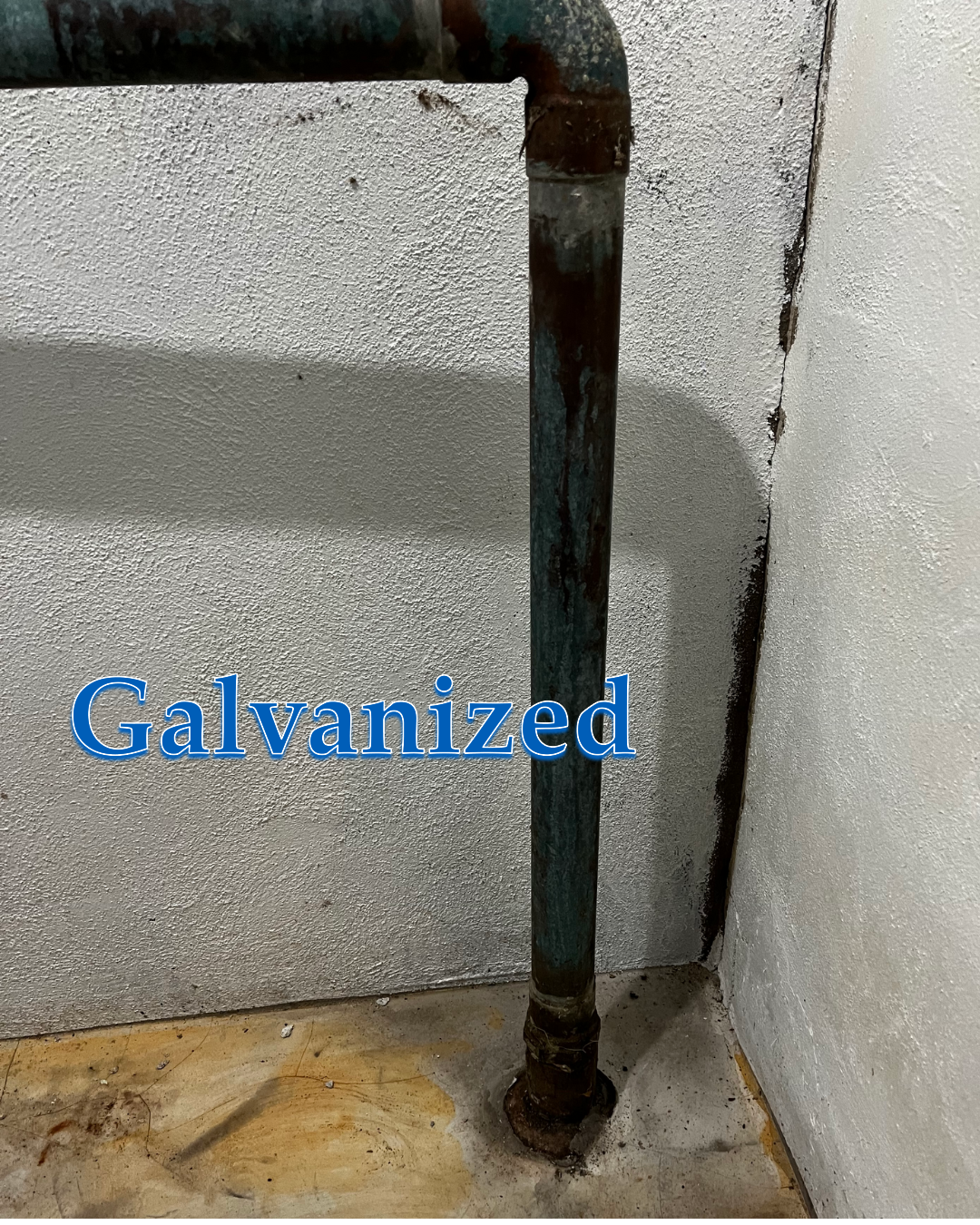 Galvanized service line