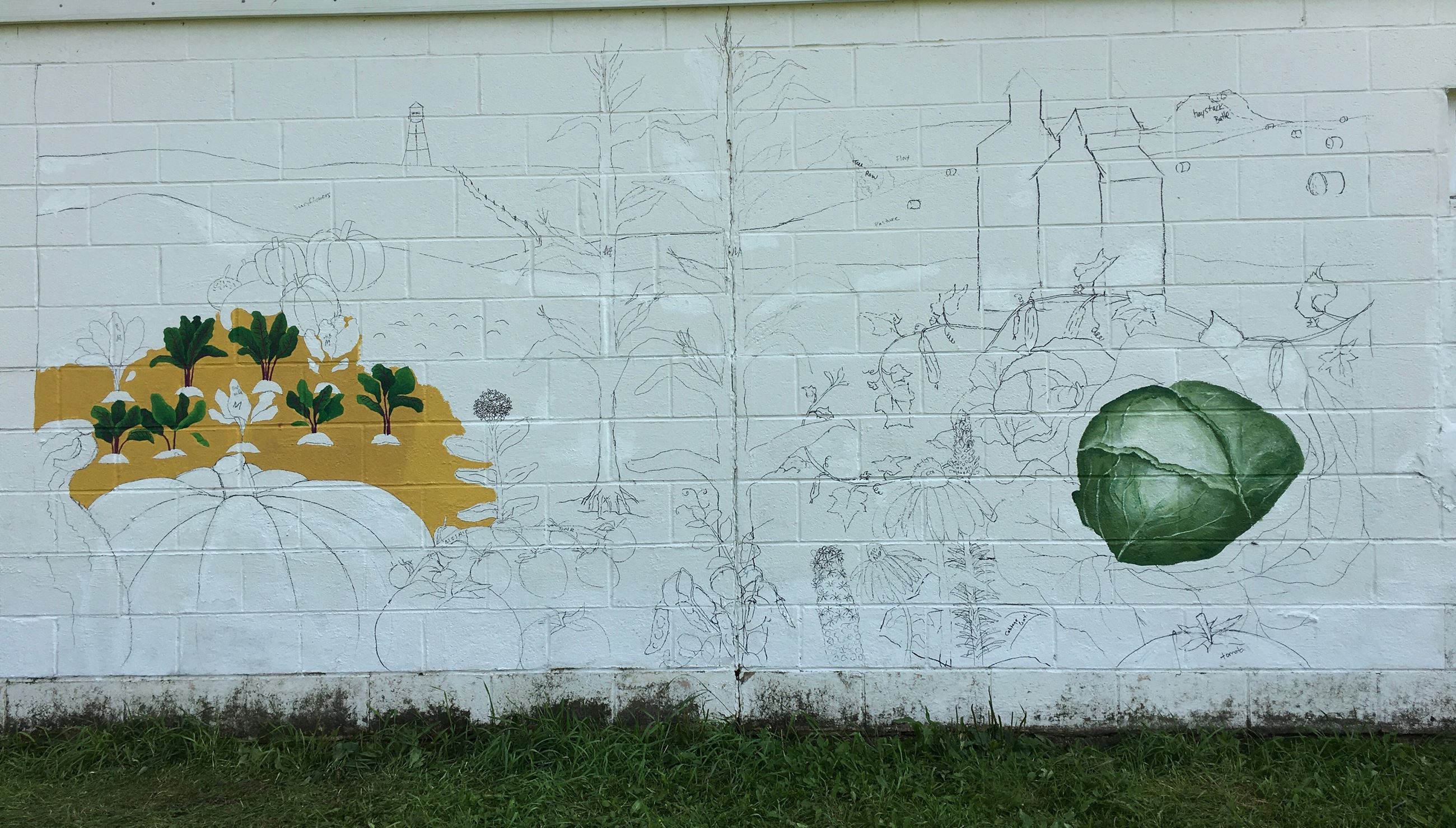 Wing Farm to School Mural 