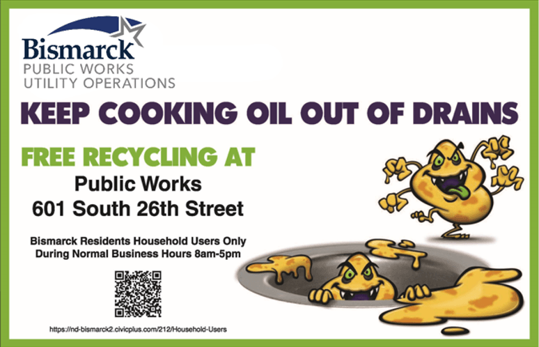 Keep Cooking Oil Out of Drains