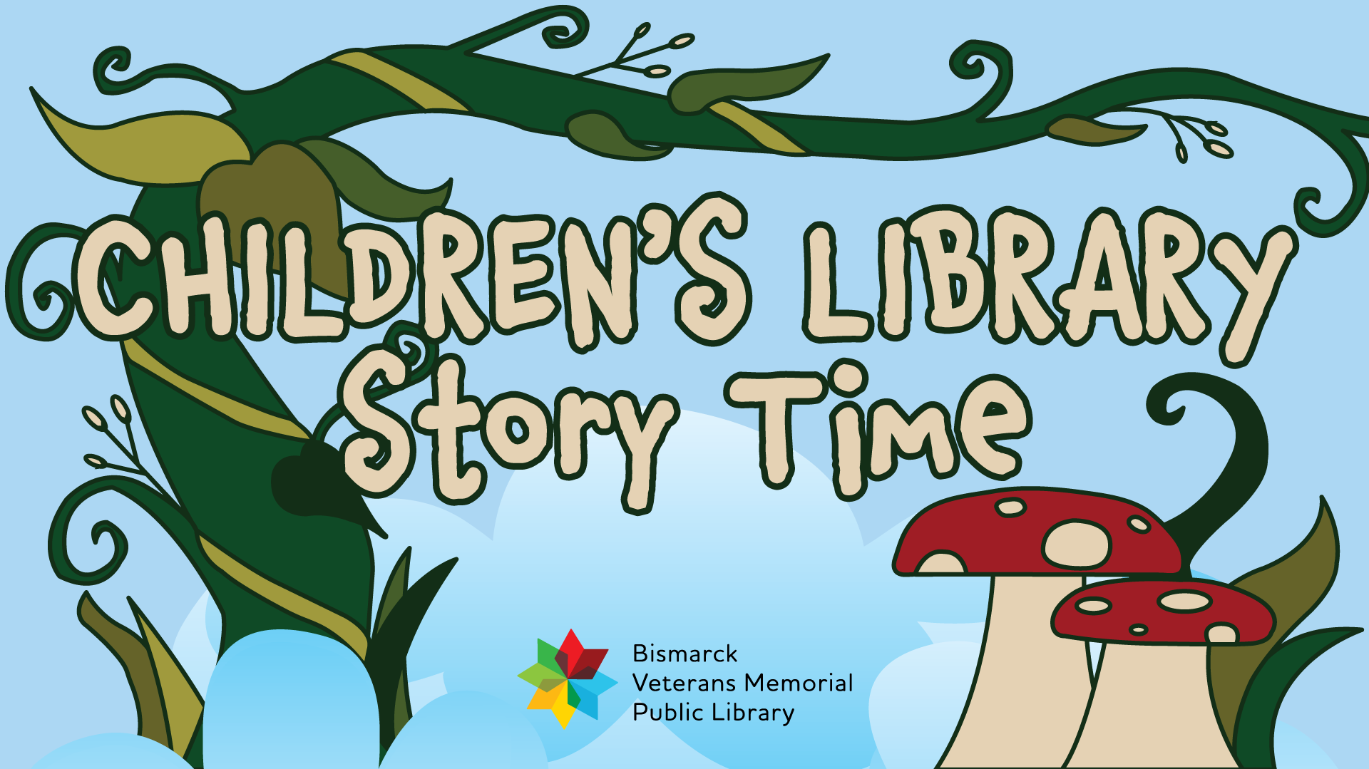 BVMPL Children's Library Story Time Graphic
