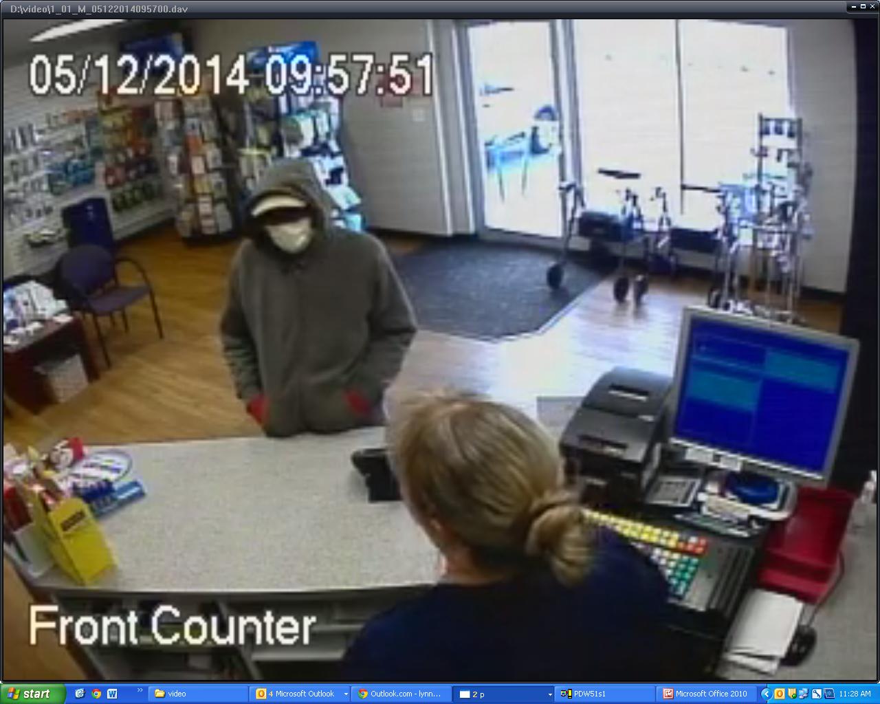 Medicine Shoppe Robbery Suspect