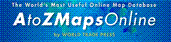 A to Z Maps Online database logo